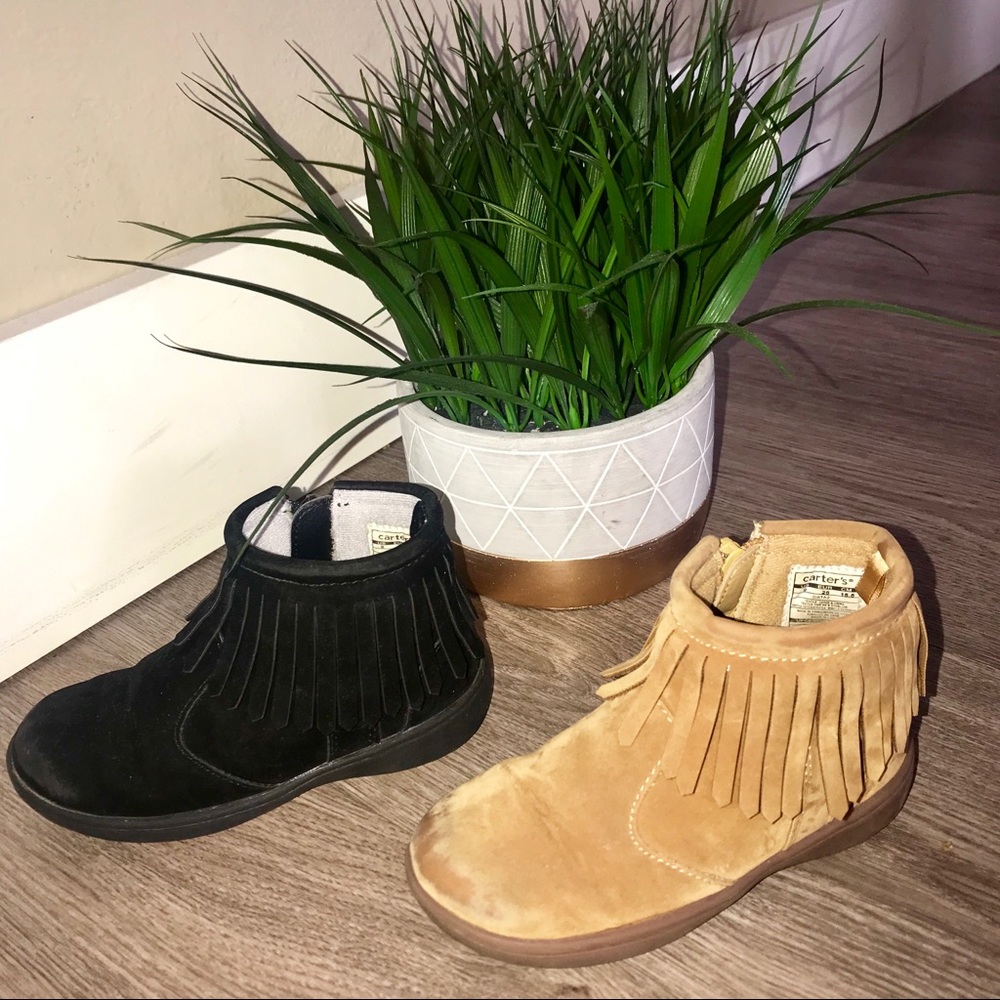 2 Pairs Toddler Girls Carter Boots